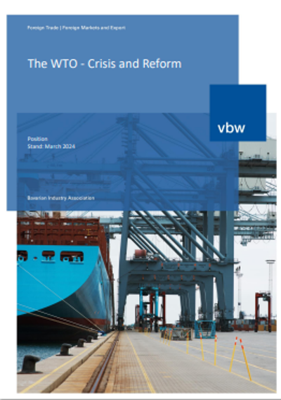 The WTO – Crisis and Reform