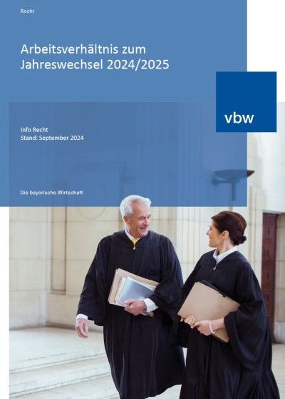 Arbeitsverhältnis zum Jahreswechsel 2024/2025