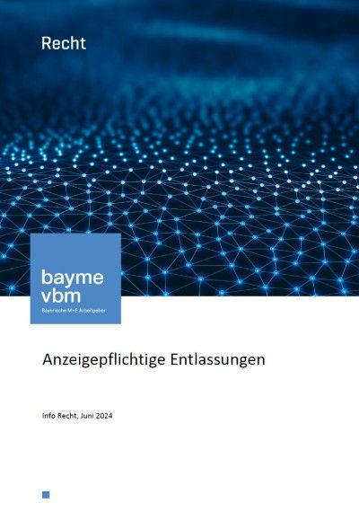 Anzeigepflichtige Entlassungen Anzeigepflichtige Entlassungen
