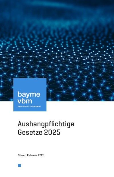 Aushangpflichtige Gesetze 2025 Aushangpflichtige Gesetze 2025