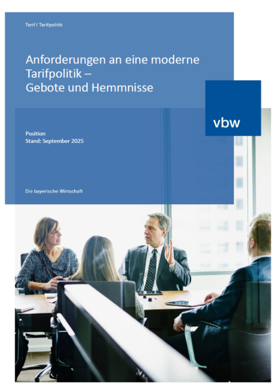 Anforderungen an eine moderne Tarifpolitik