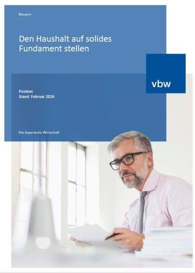 Den Haushalt auf ein solides Fundament stellen